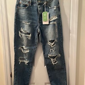 Lucky Brand Drew Mom High Rise Taper jeans size 4/27R
